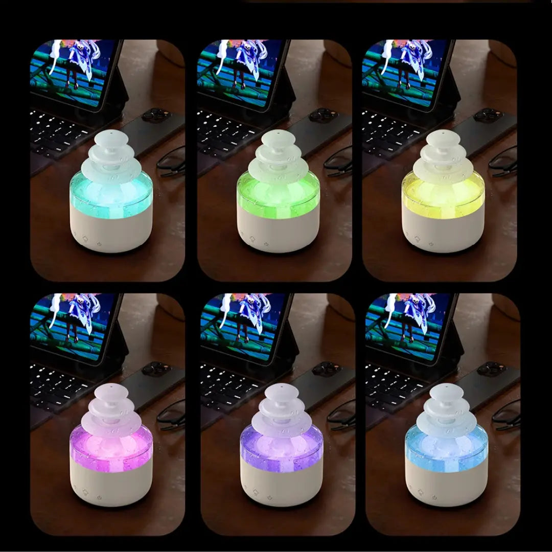 Humidificador Gotas de Lluvia